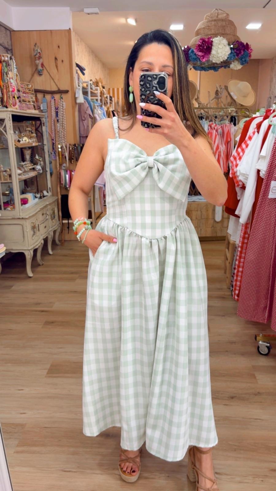 VESTIDO VICHY LAZADA