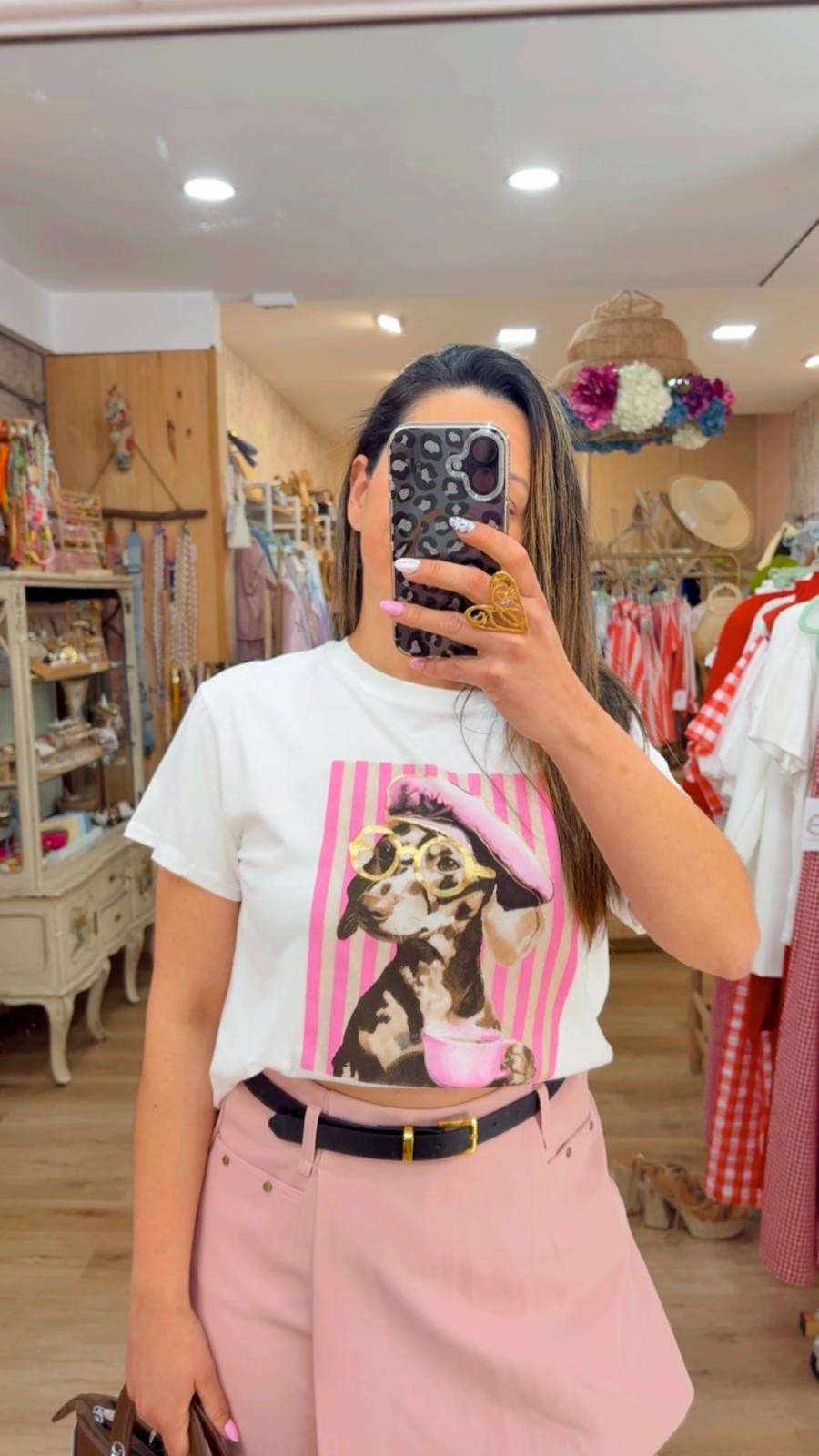 CAMISETA TECKEL BOINA