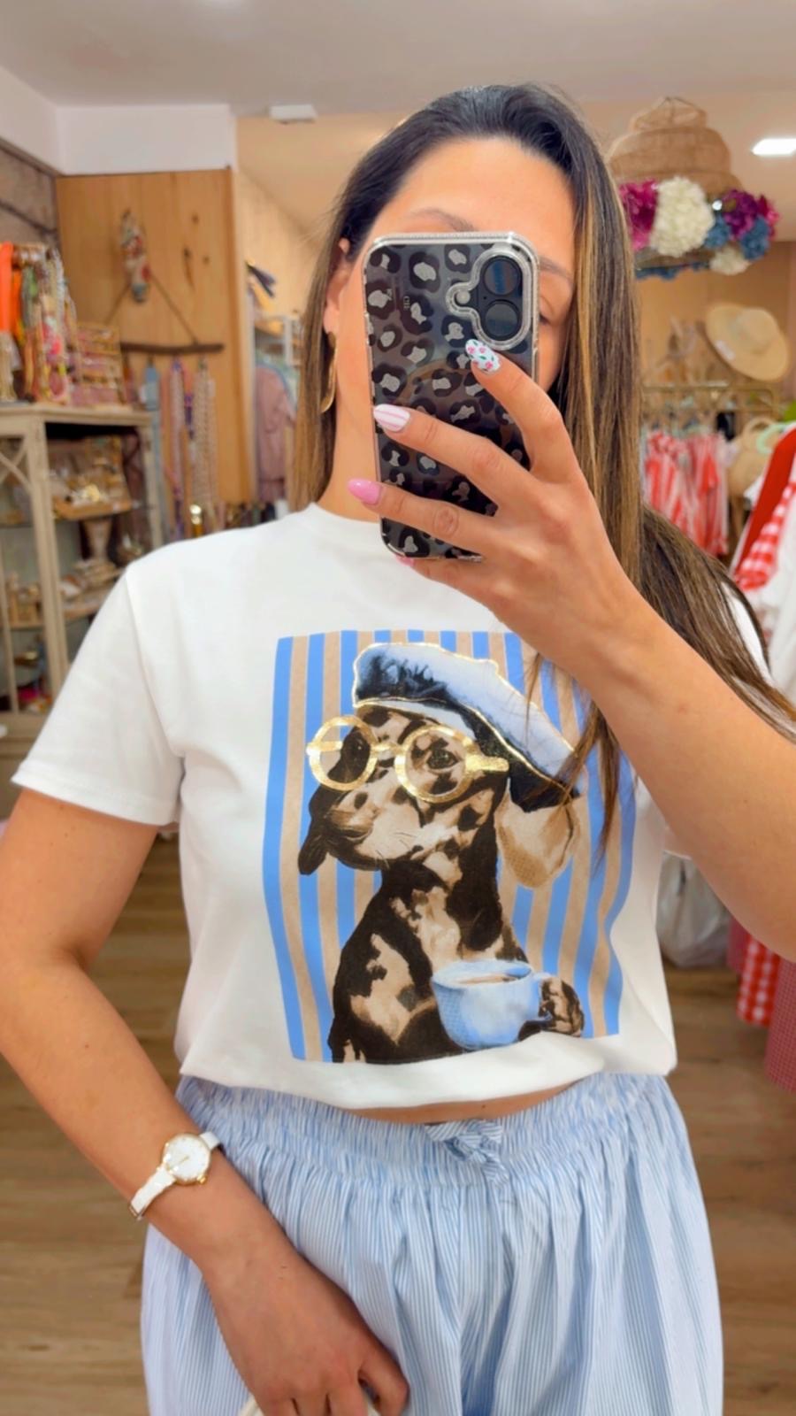 CAMISETA TECKEL BOINA