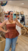 TOP LU PEPLUM