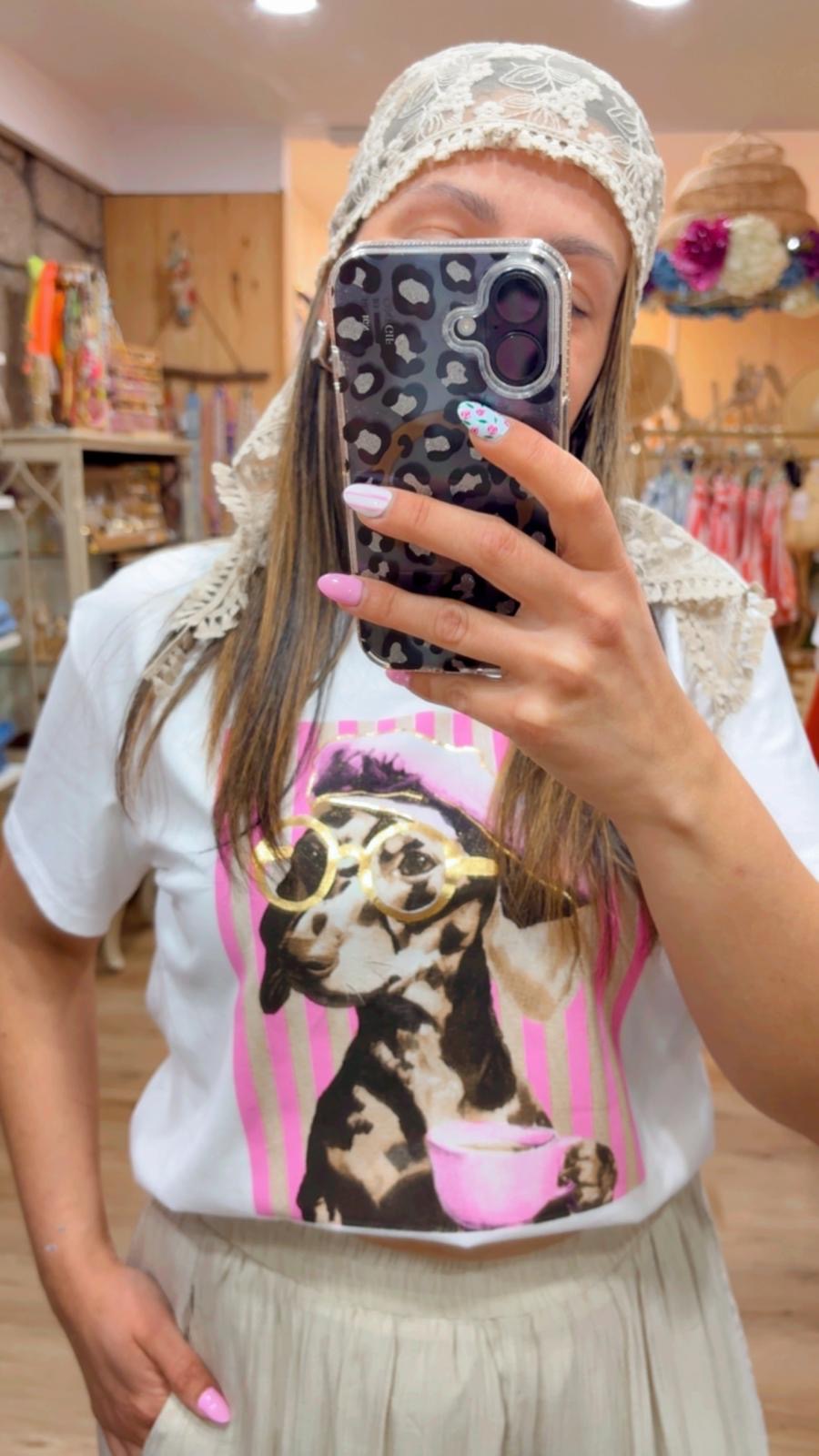 CAMISETA TECKEL BOINA