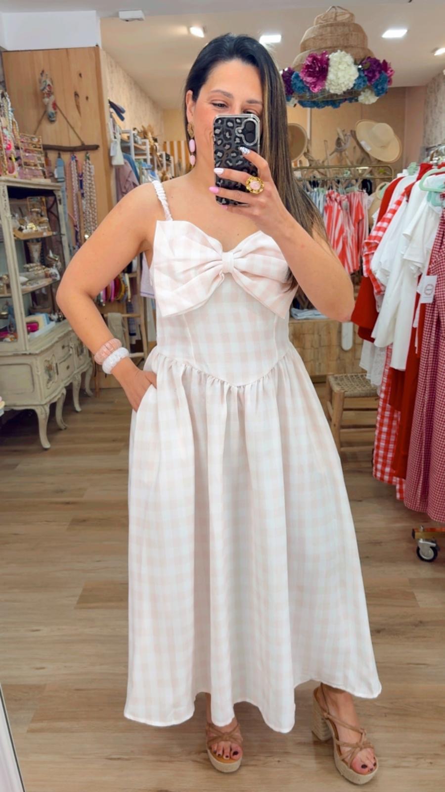 VESTIDO VICHY LAZADA