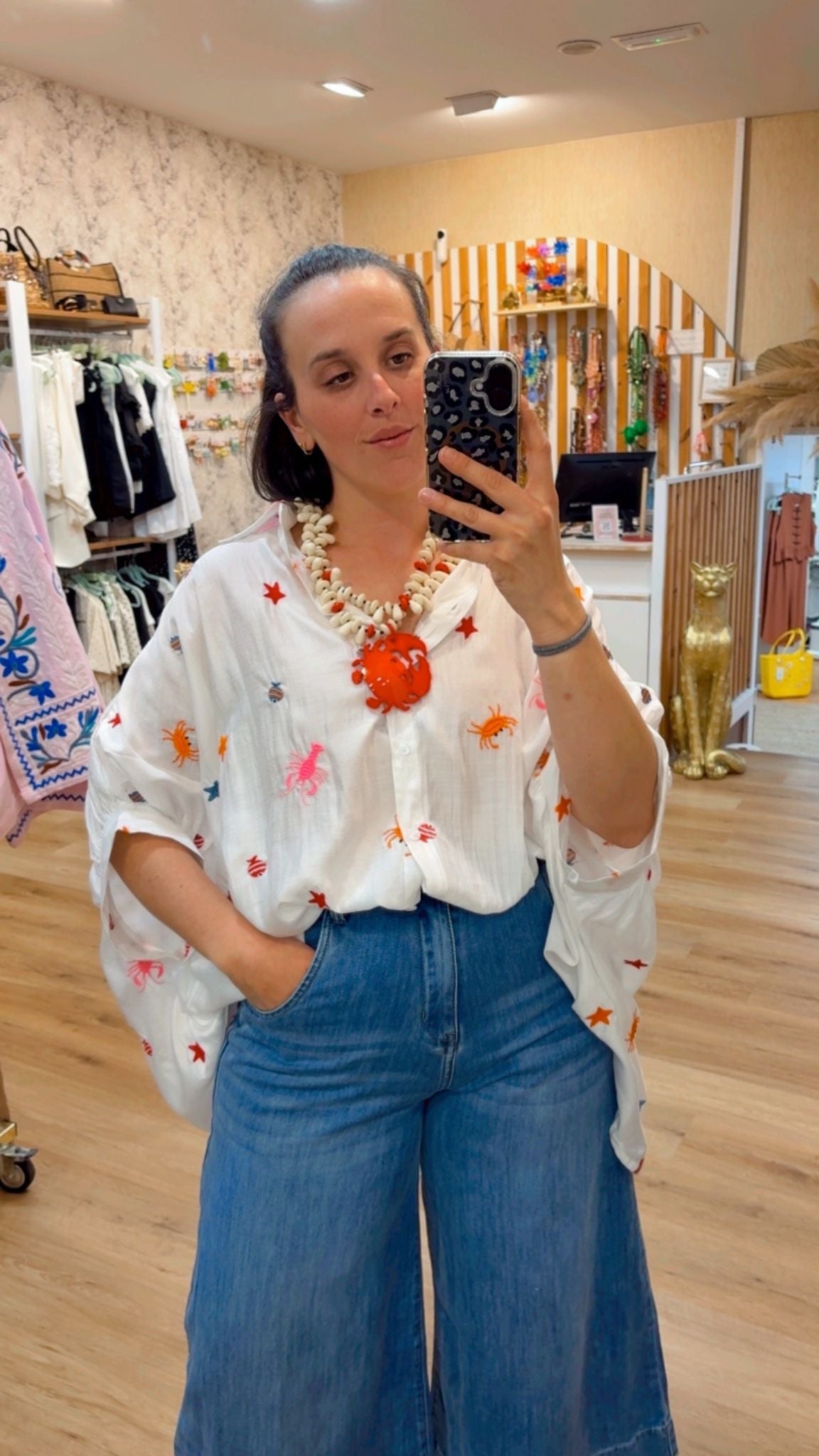 CAMISA FLUIDA CANGREJO