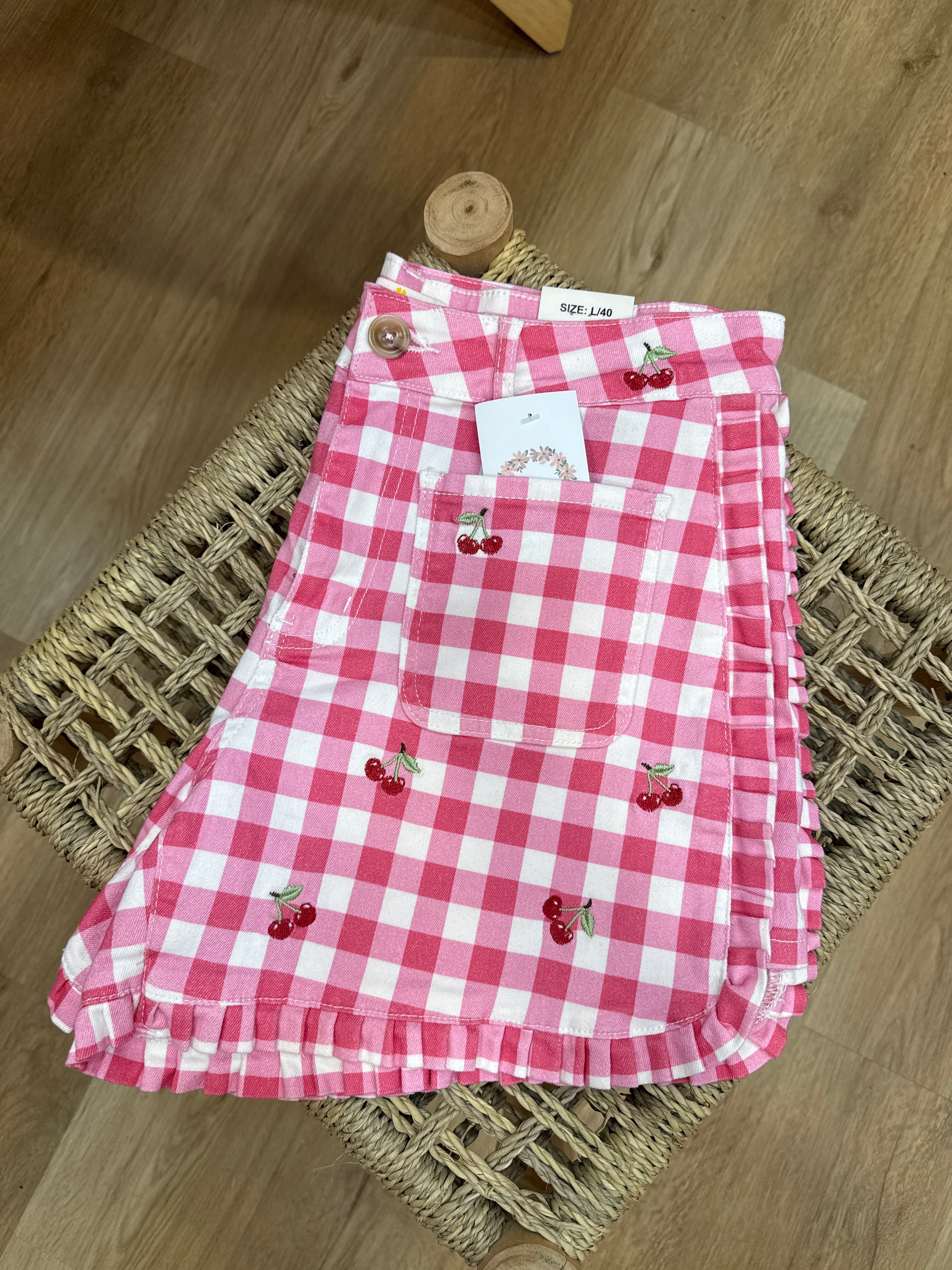 SHORT VICHY CHERRY