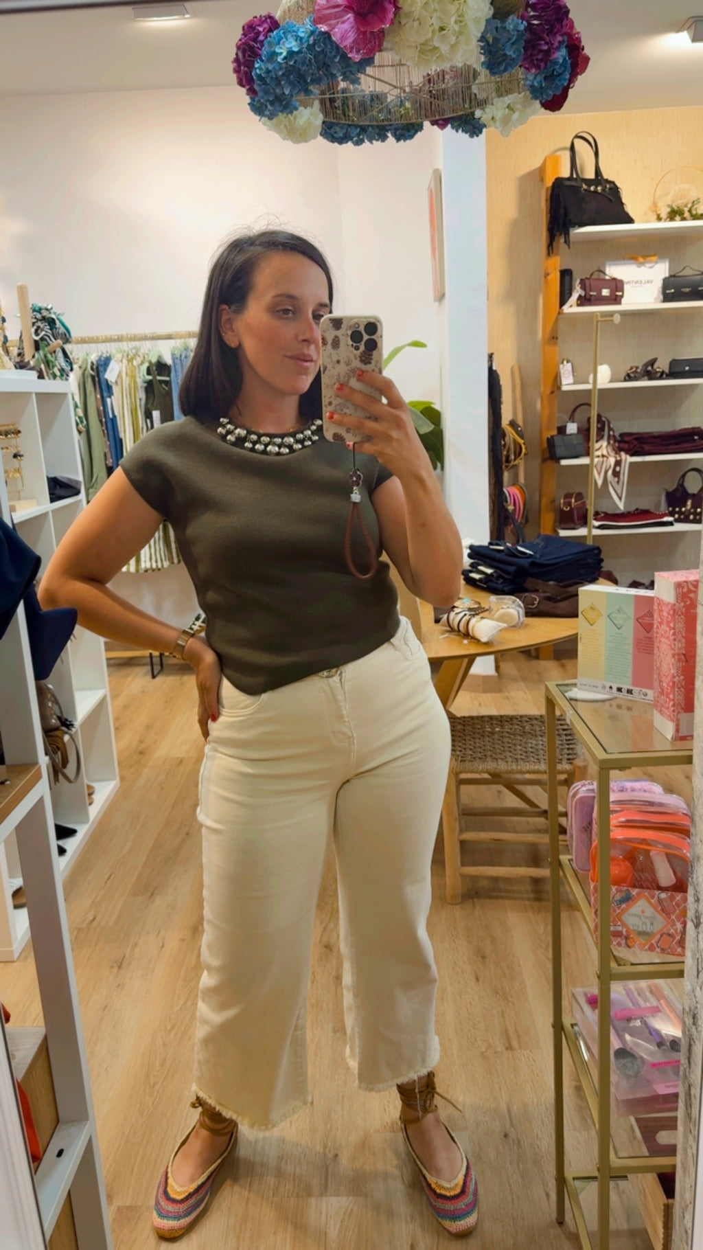 TOP PUNTO COLLAR BOLAS