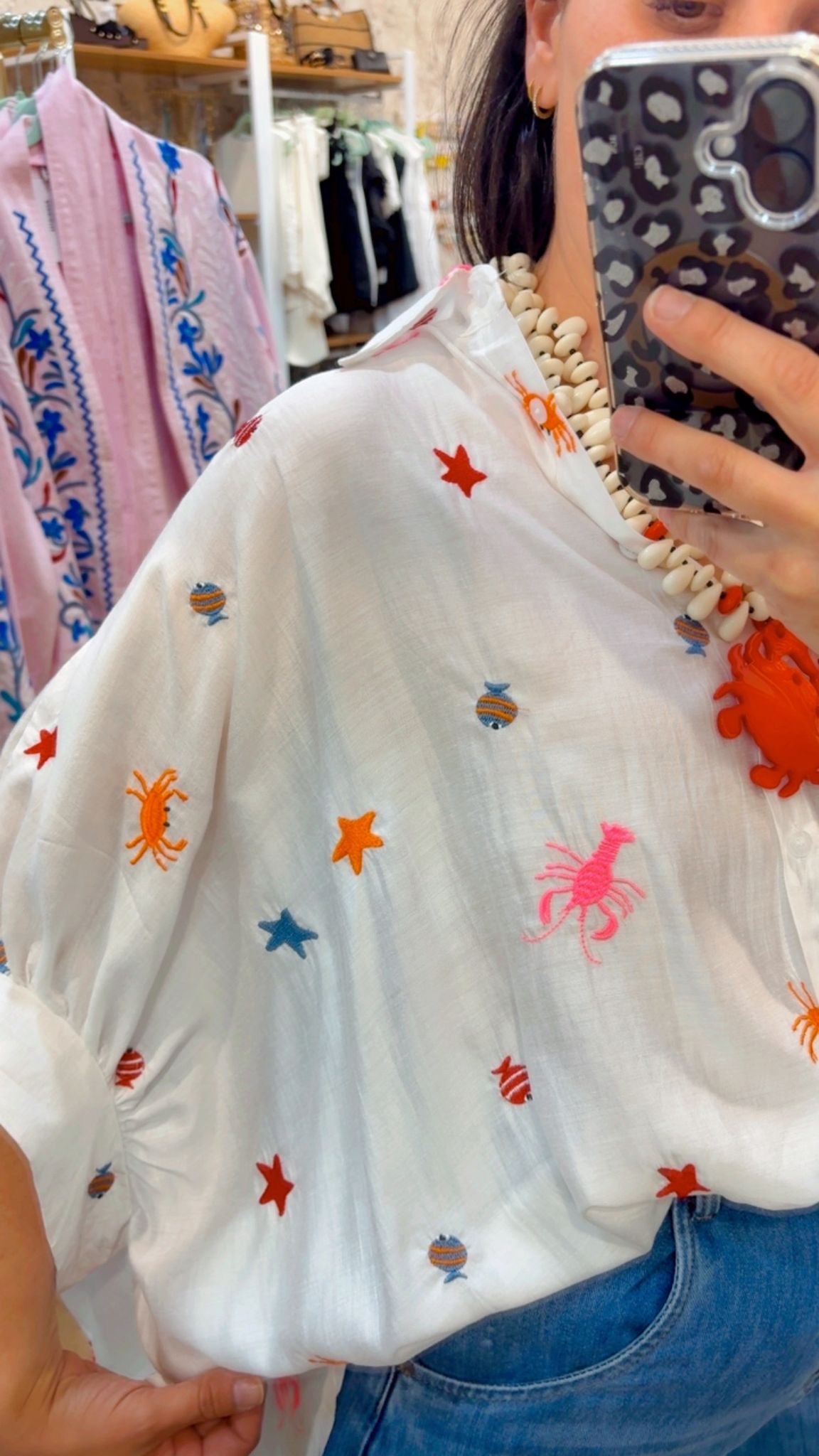 CAMISA FLUIDA CANGREJO