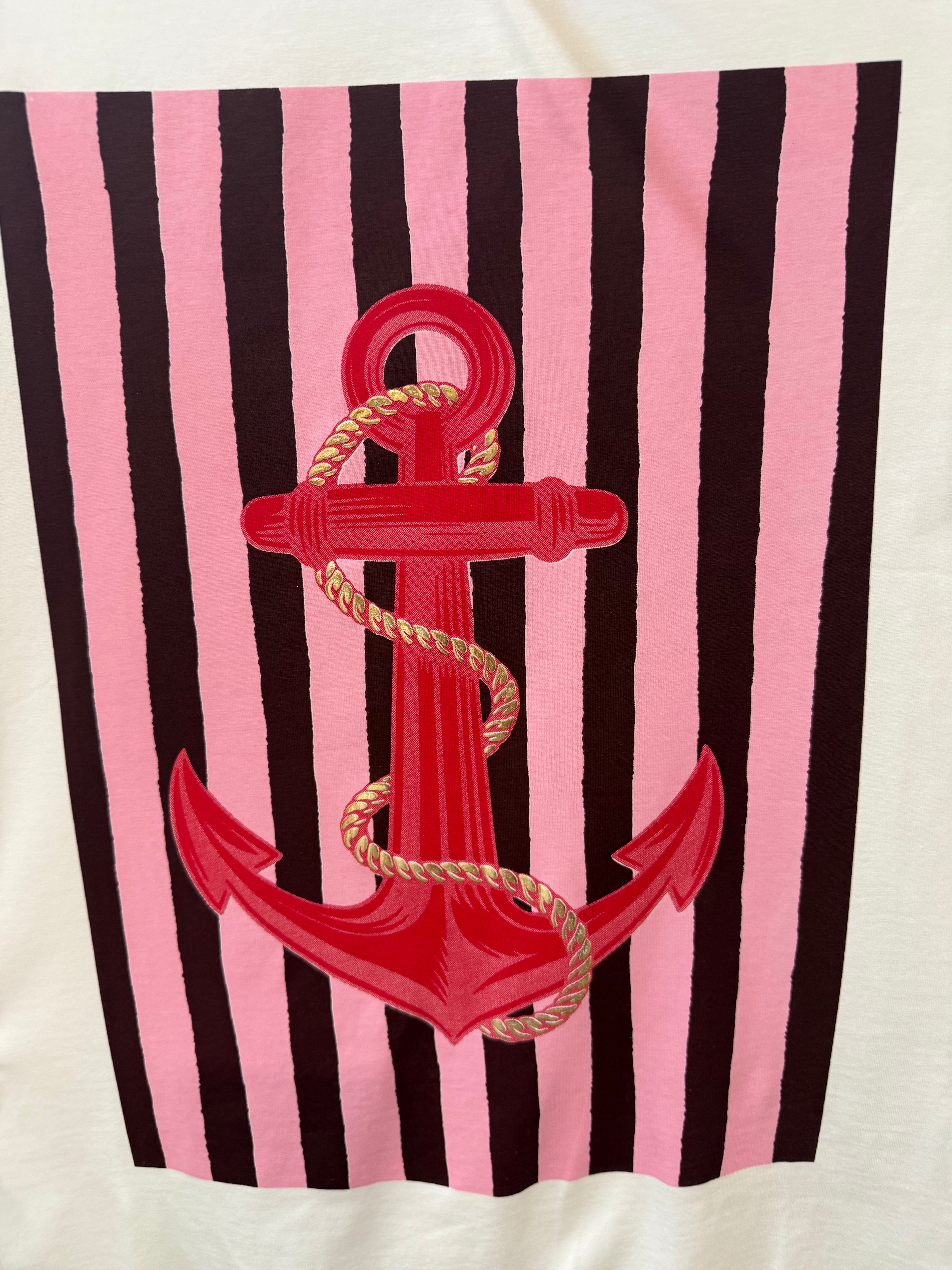 CAMISETA STRIPES ANCLA