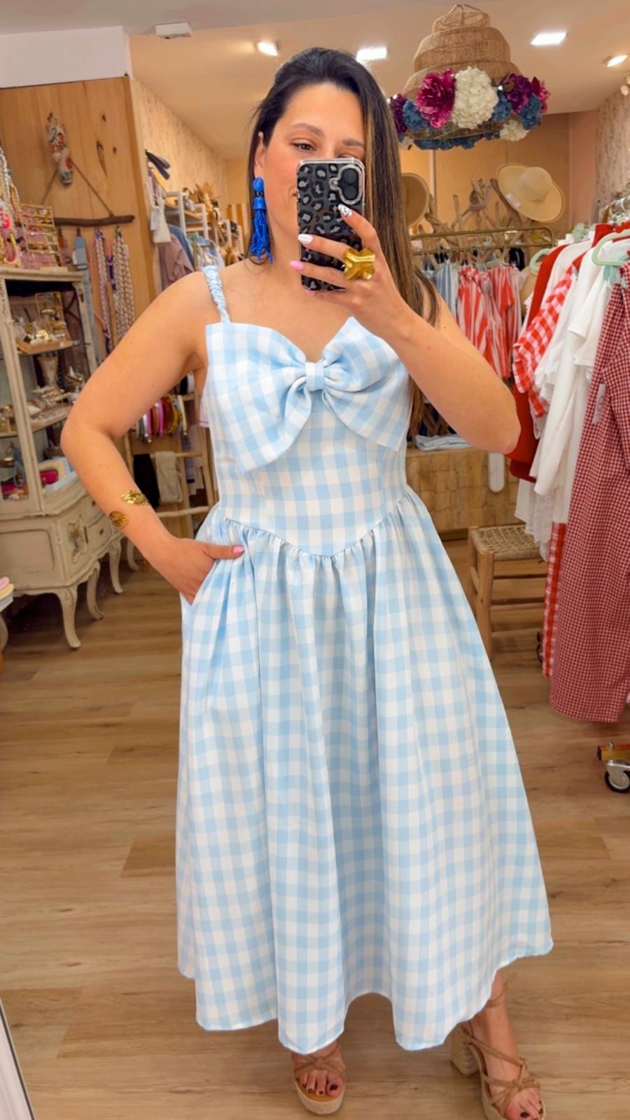 VESTIDO VICHY LAZADA