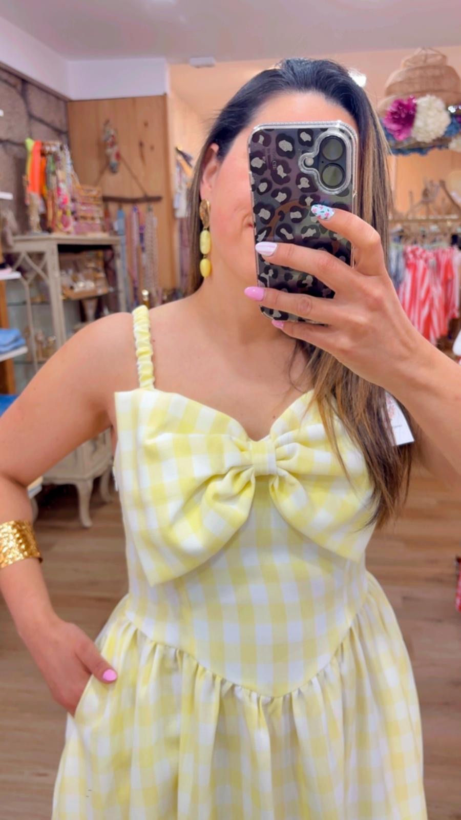 VESTIDO VICHY LAZADA