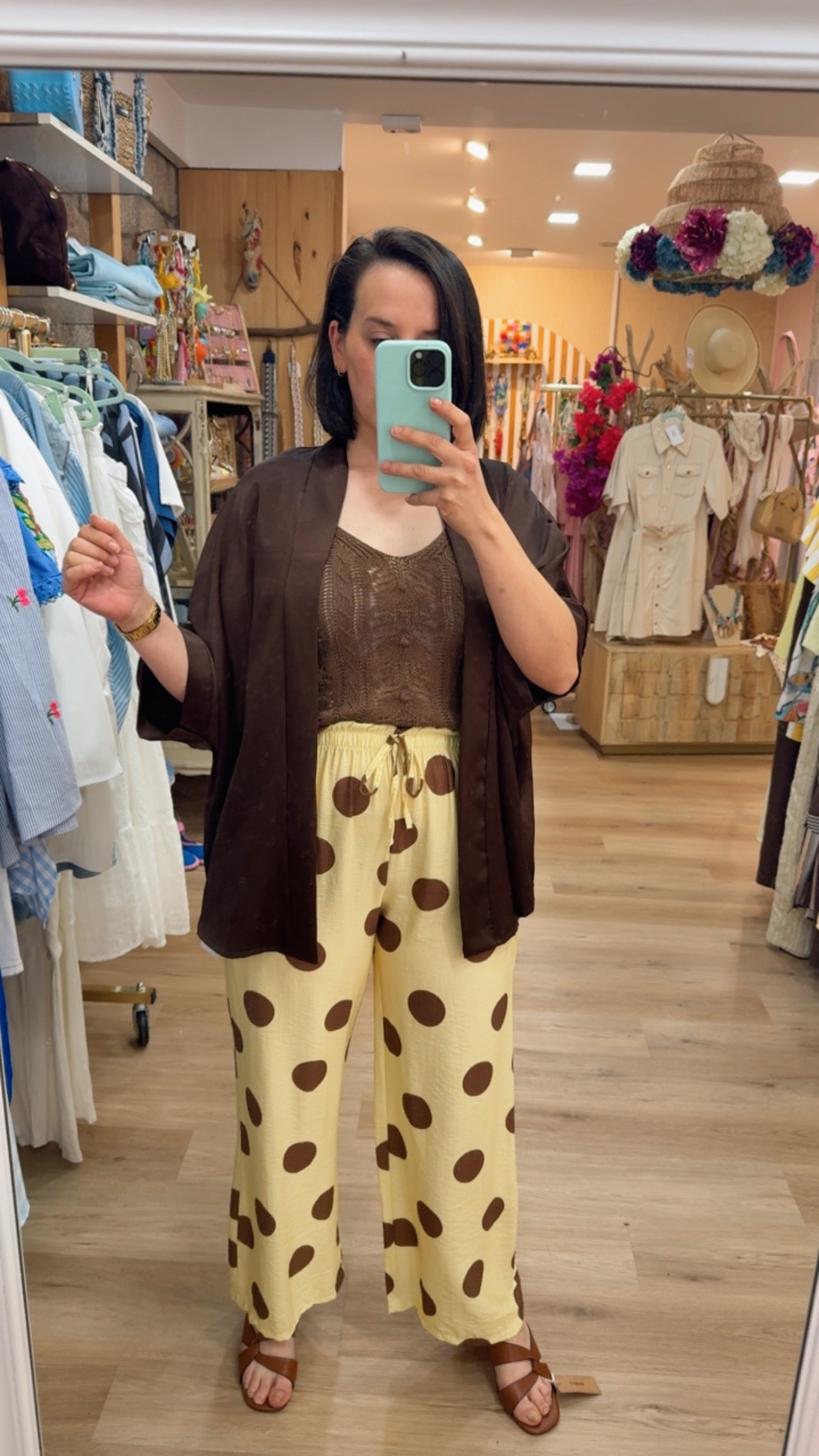 PANTALON CULOTTE FLUIDO DOTS