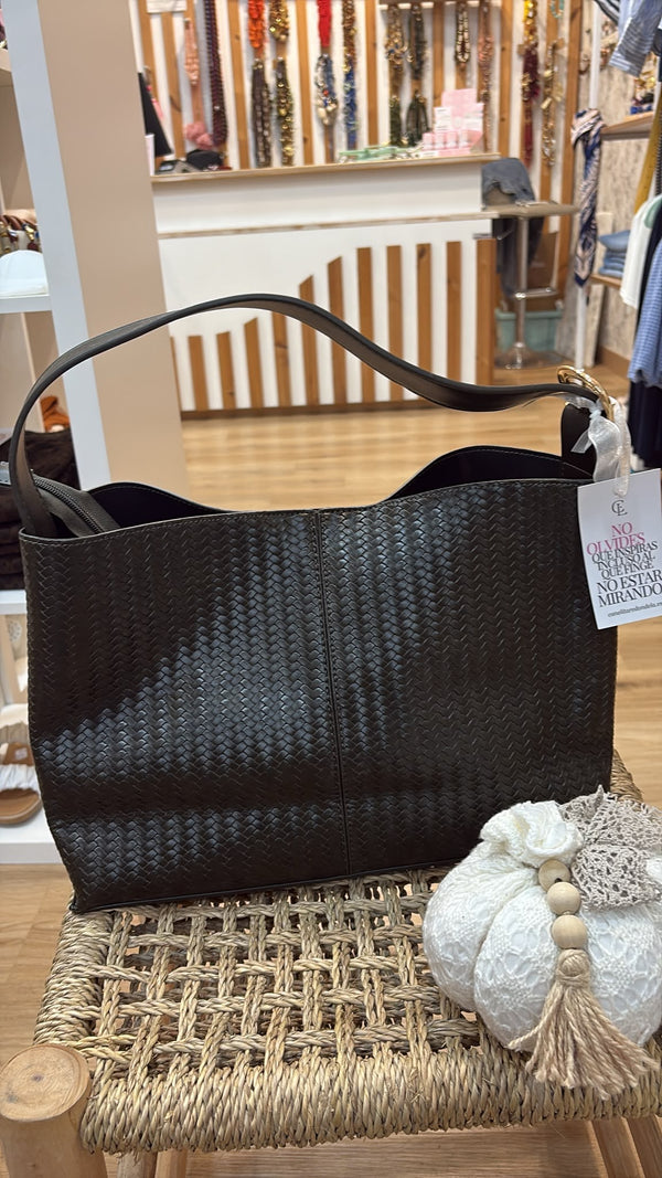 BOLSO TRENZADO CAZA