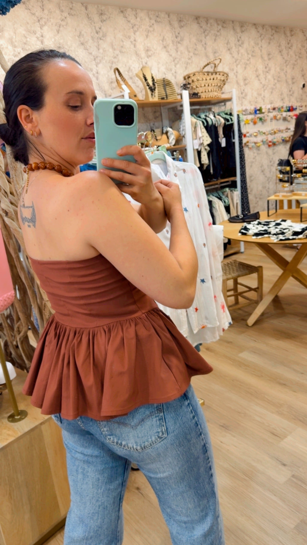 TOP LU PEPLUM