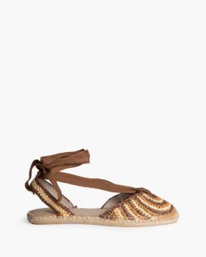 ALPARGATA RAFIA PLANA CORINA