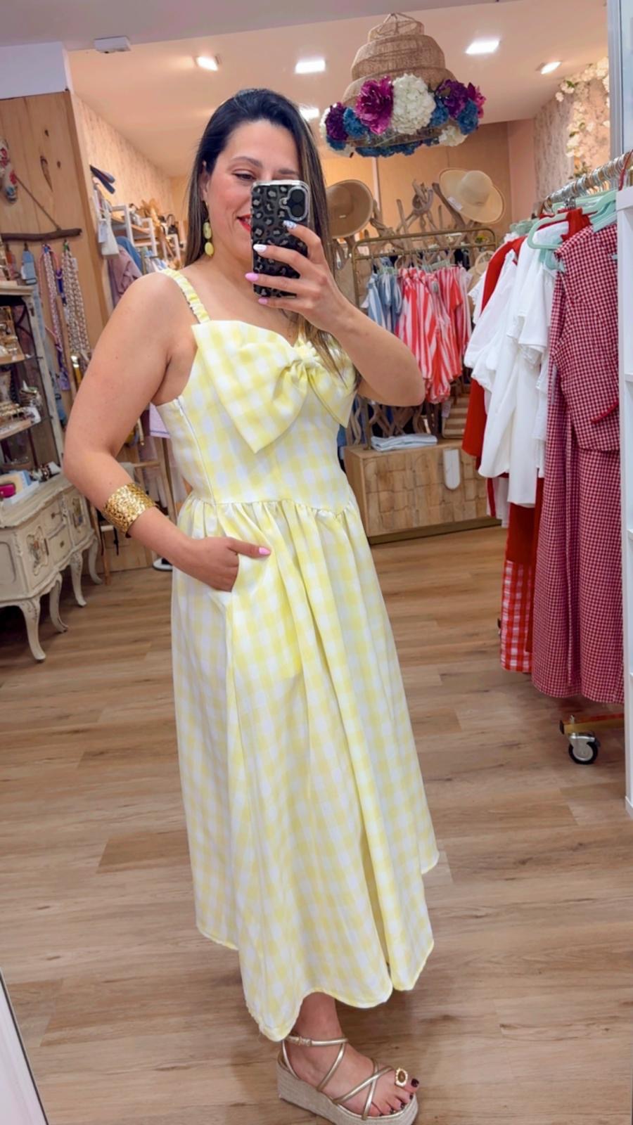 VESTIDO VICHY LAZADA