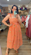VESTIDO RAYAS LEMON