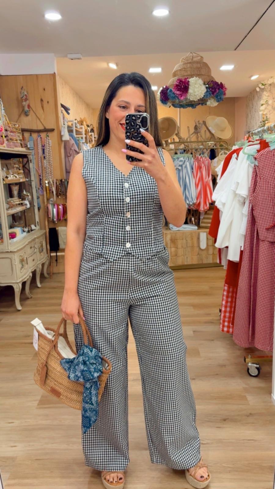 CONJUNTO VICHY CHALECO