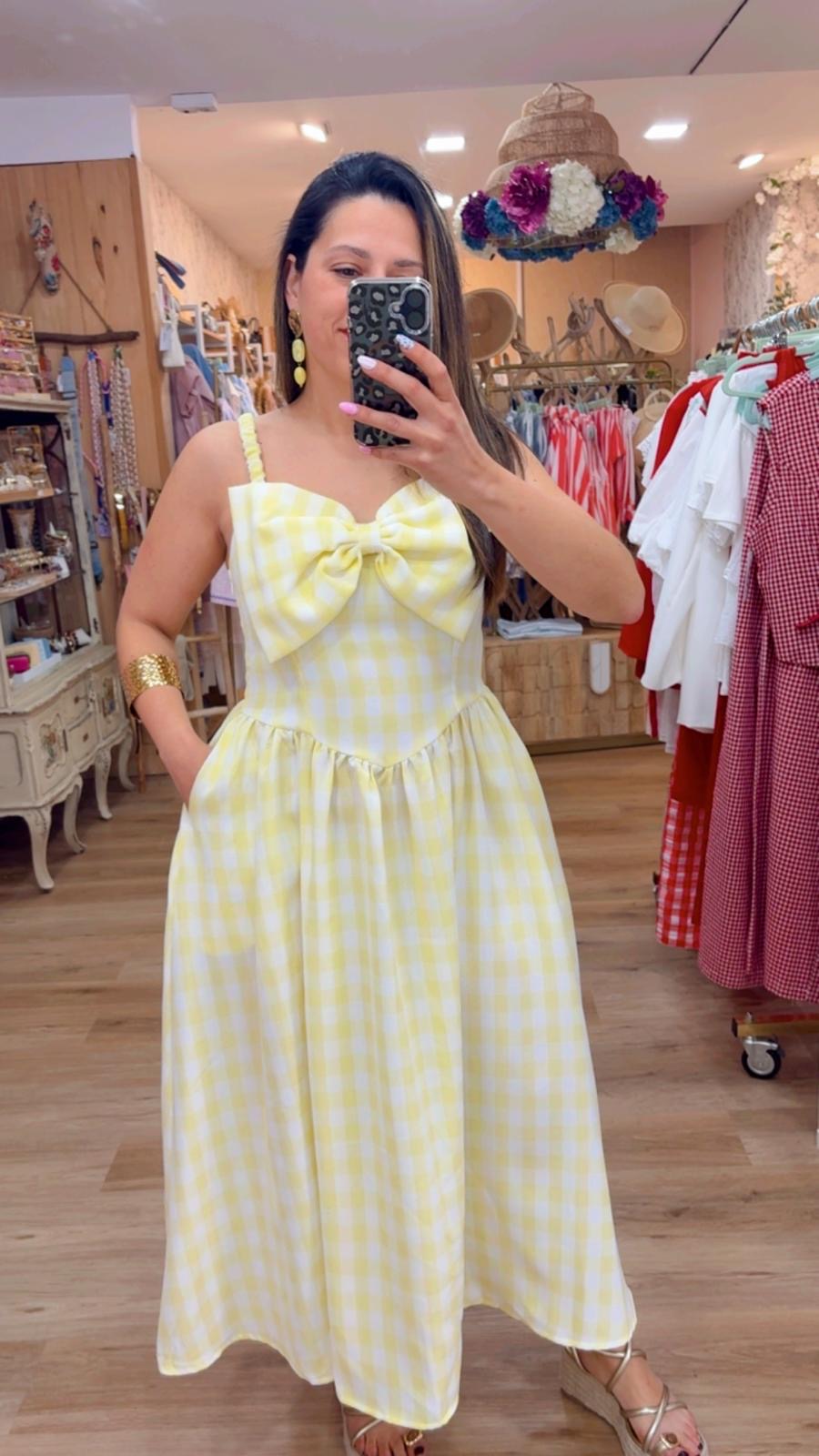 VESTIDO VICHY LAZADA