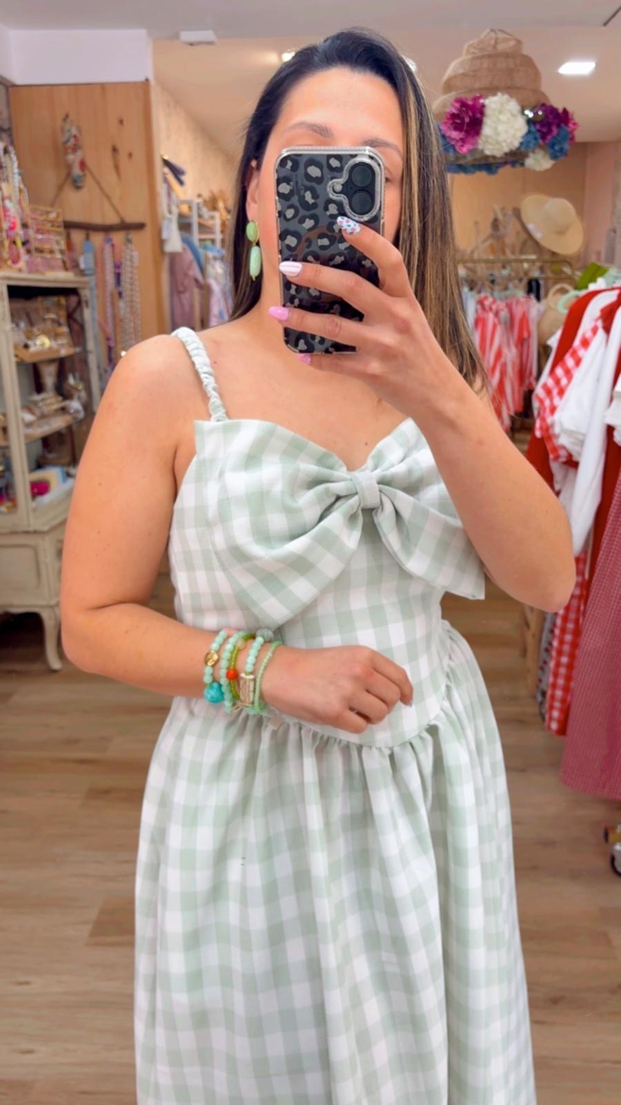 VESTIDO VICHY LAZADA