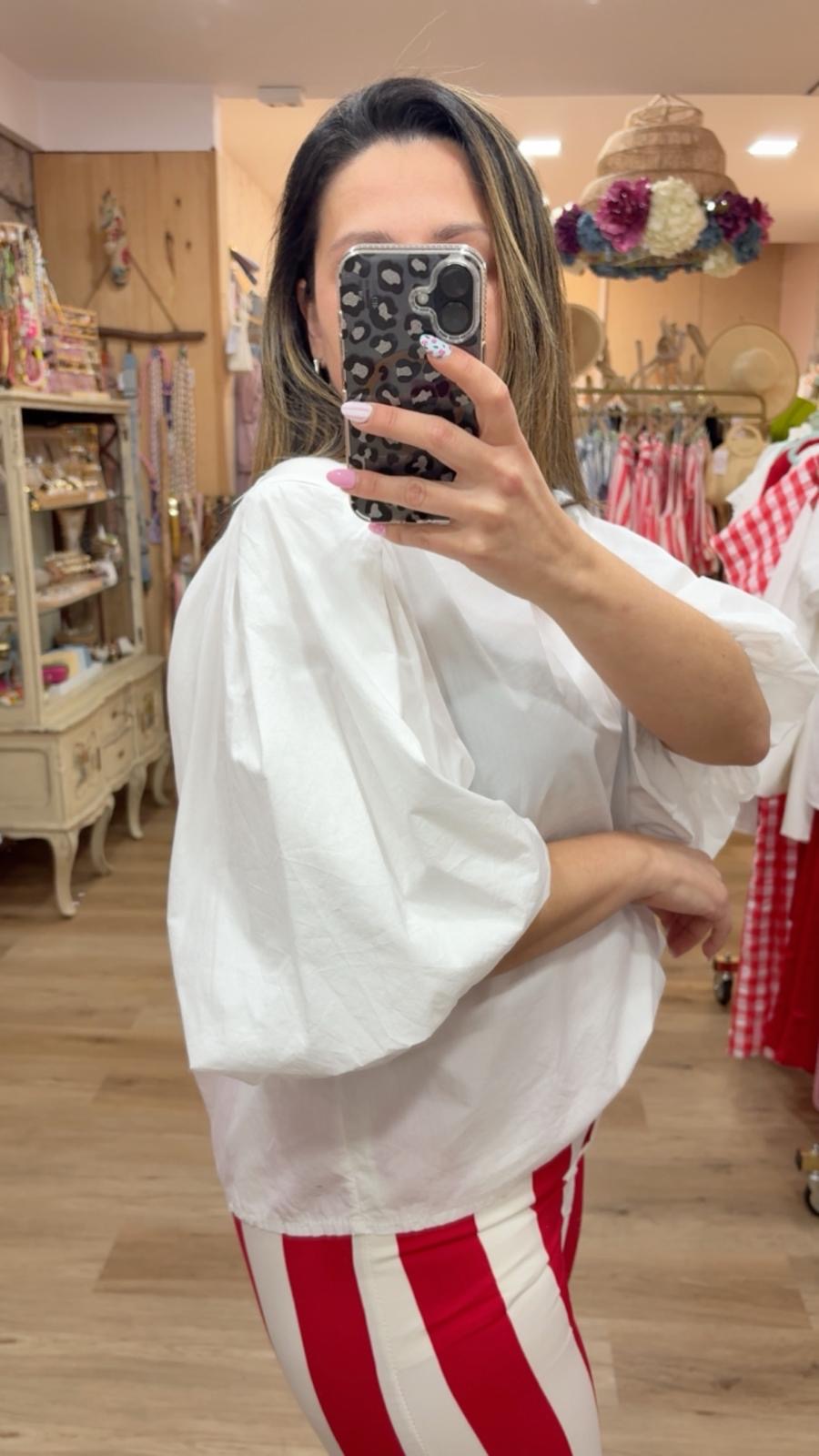 BLUSA MANGA GLOBO