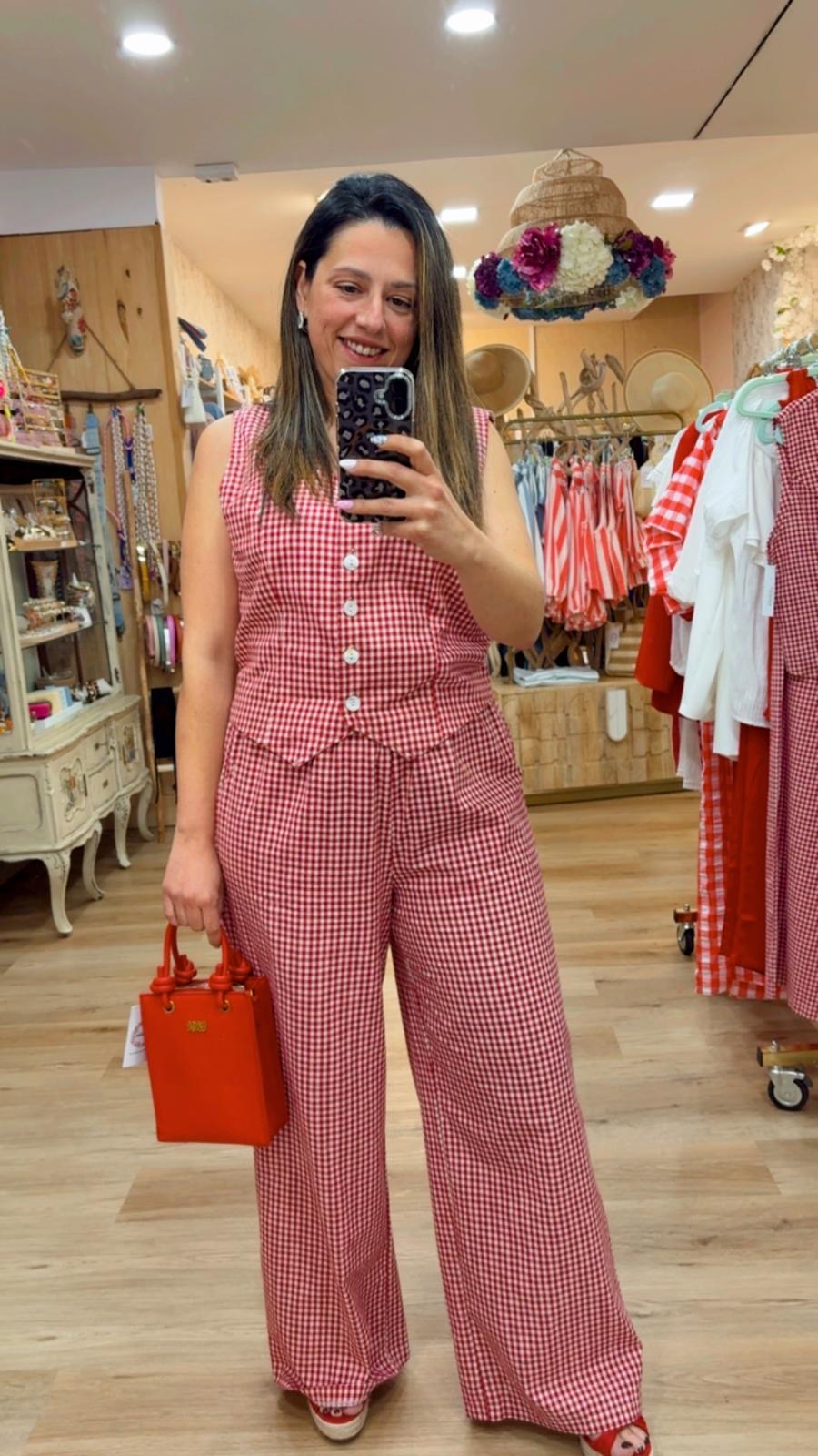 CONJUNTO VICHY CHALECO