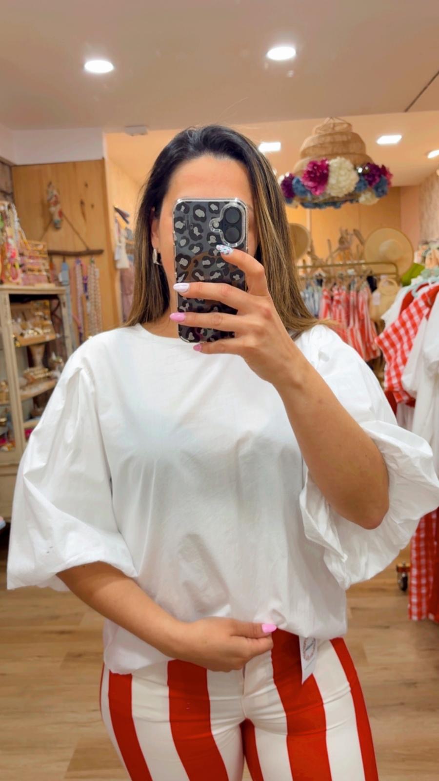 BLUSA MANGA GLOBO