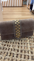 BOLSO PLUMA PIEL