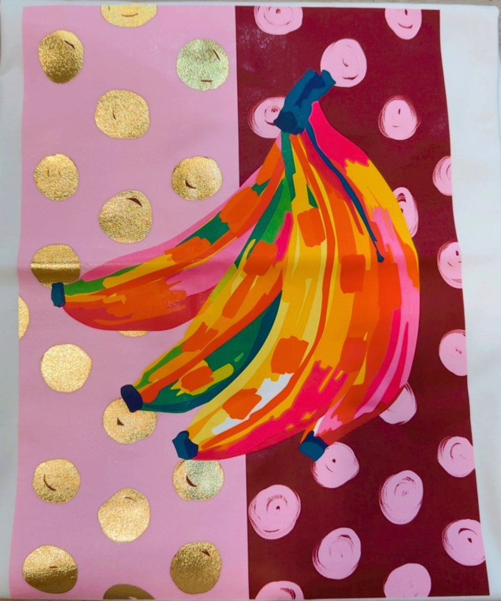 CAMISETA BANANA DOTS