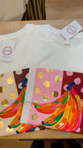 CAMISETA BANANA DOTS
