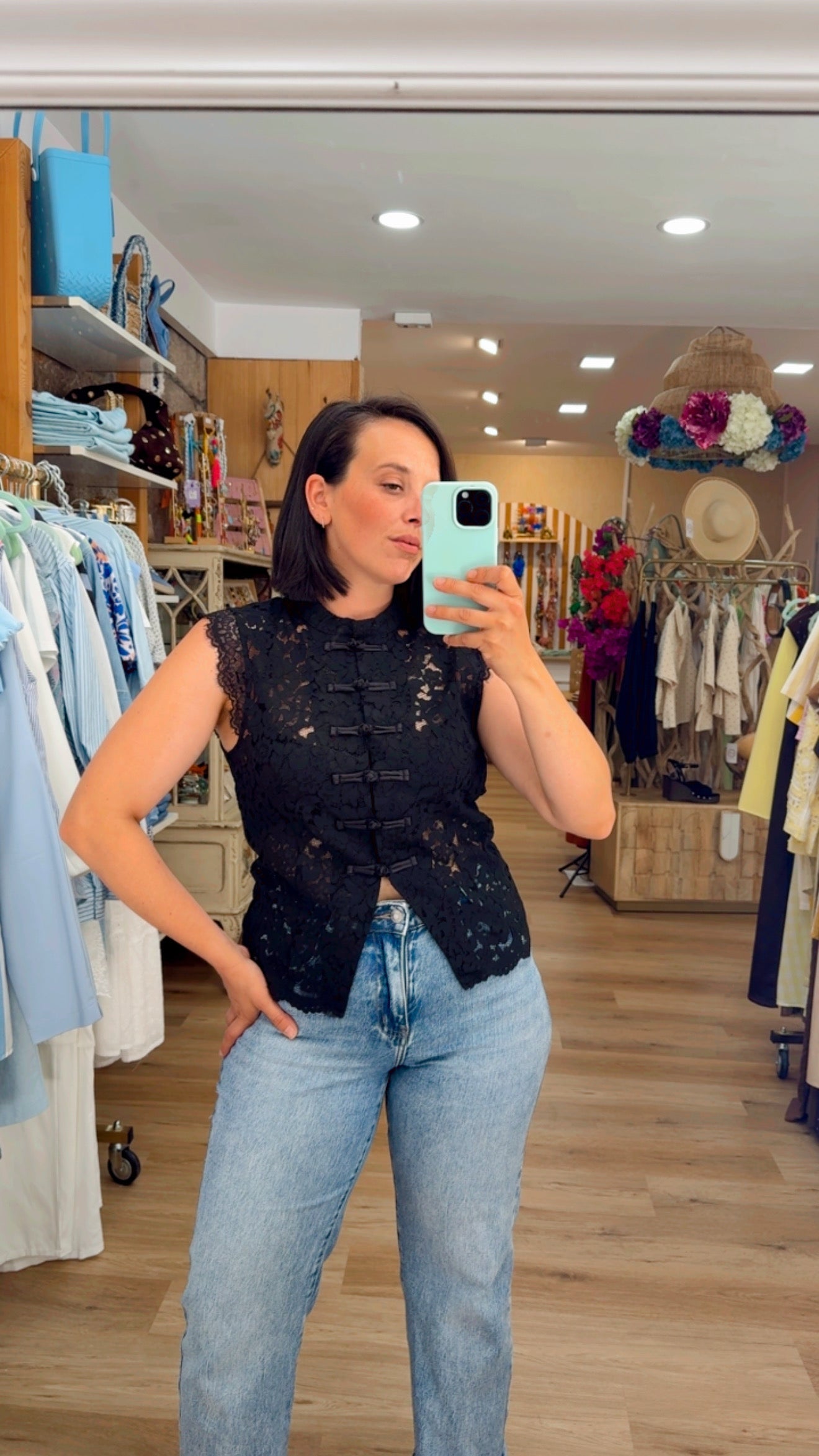 BLUSA SHANGHAI ENCAJE