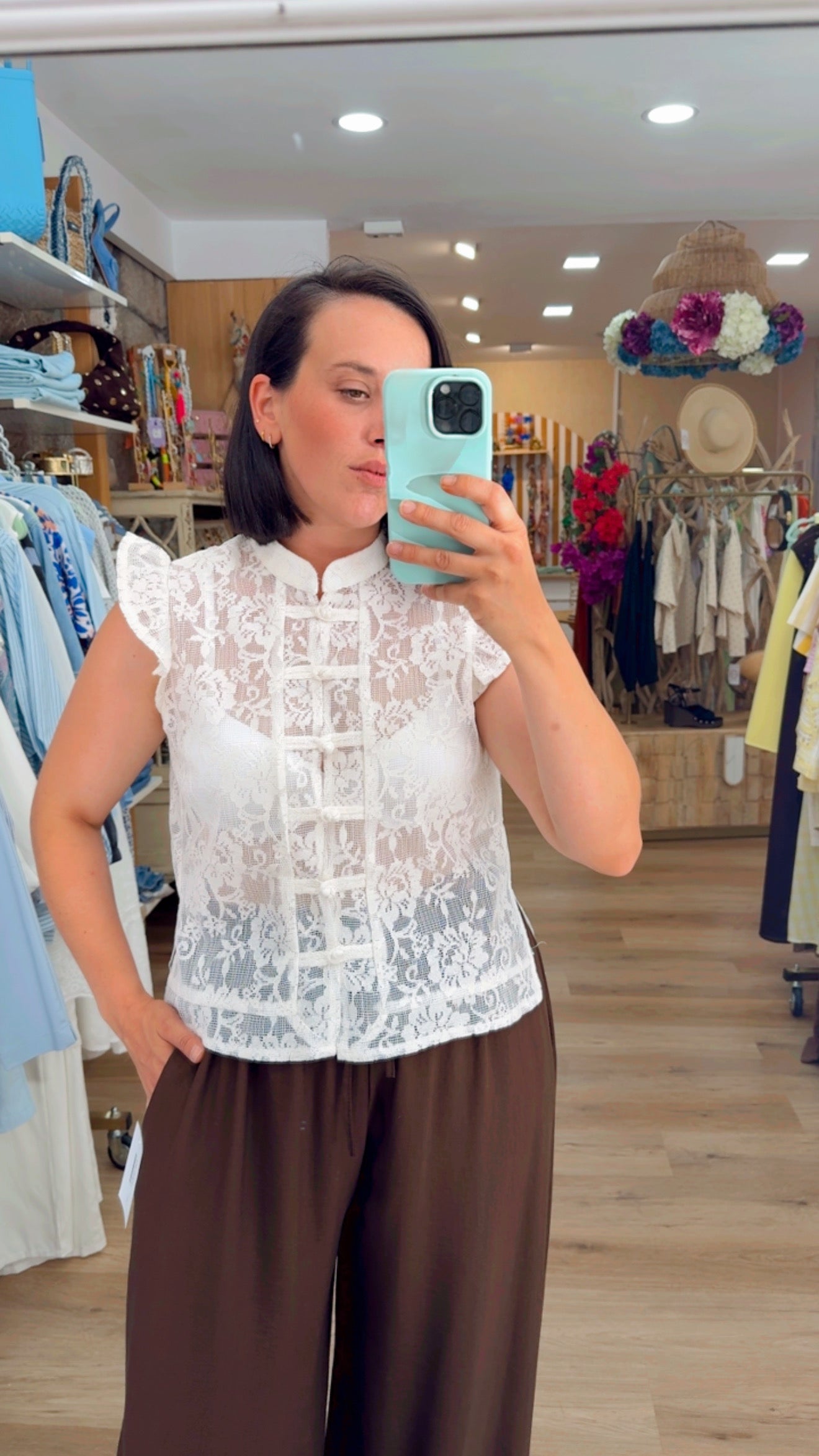 BLUSA SHANGHAI ENCAJE