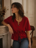CARDIGAN TROQUELADO RED