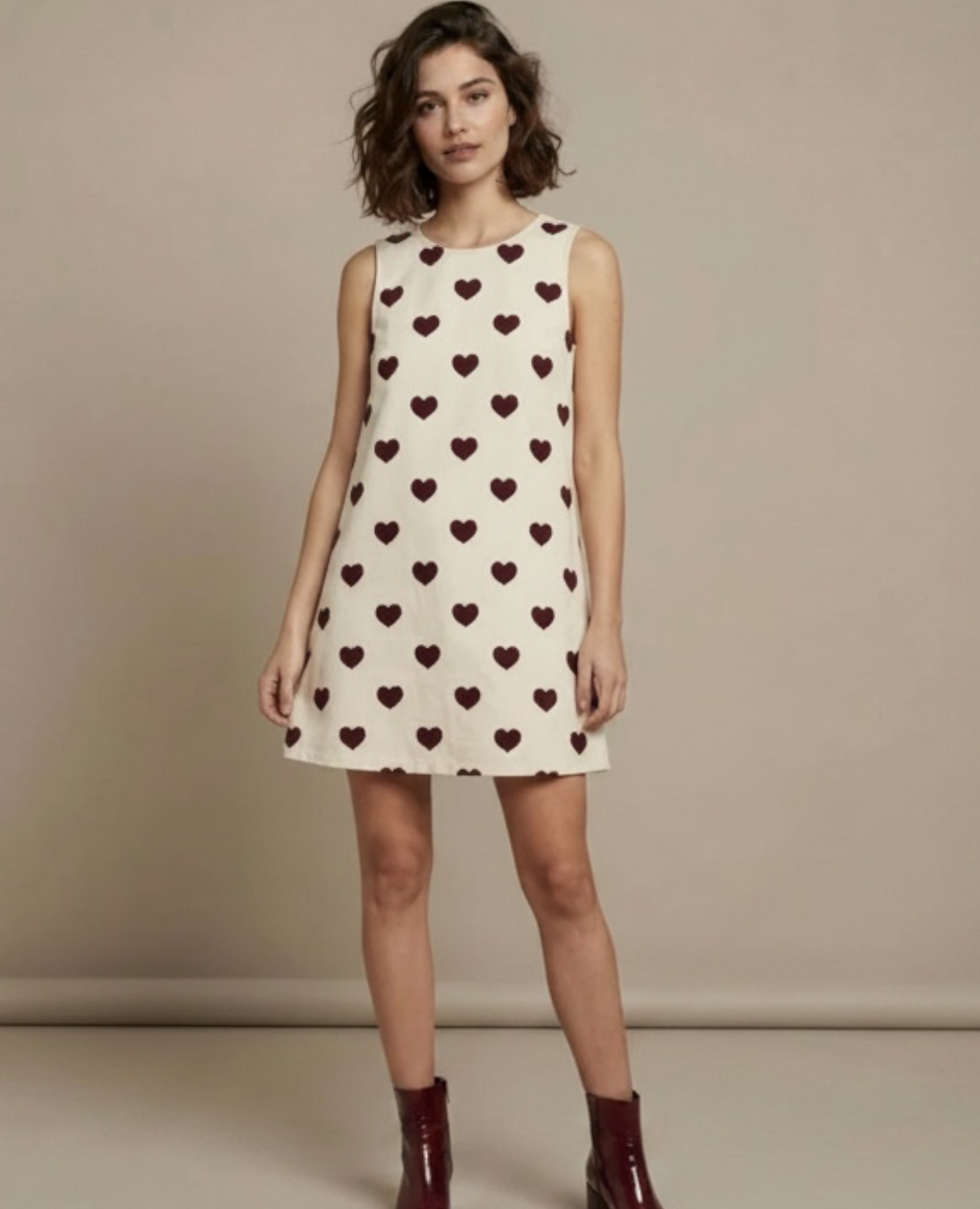 VESTIDO BABYDOLL CORAZONES