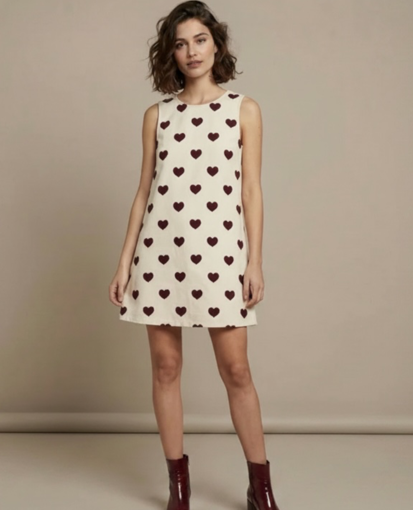 VESTIDO BABYDOLL CORAZONES