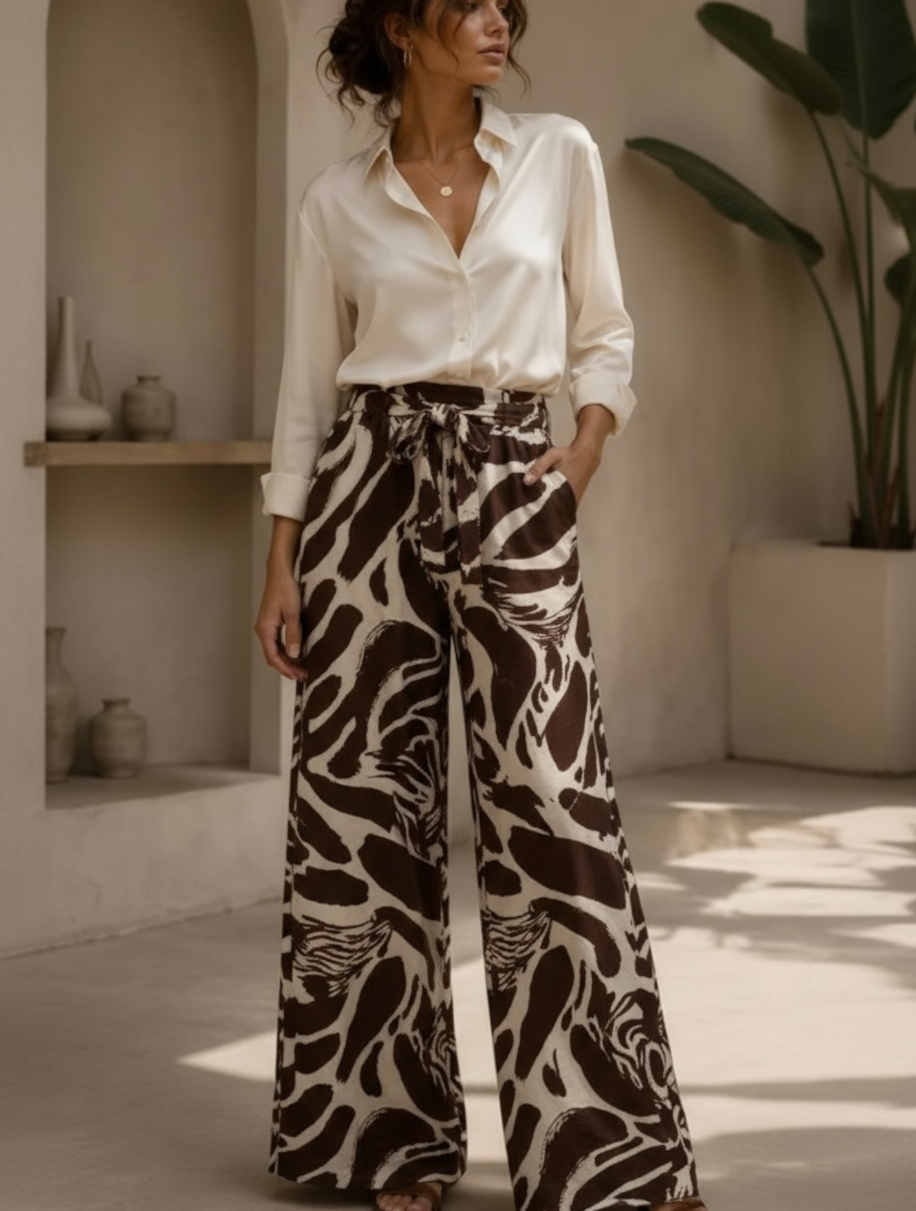 PANTALON PRINT CEBRA