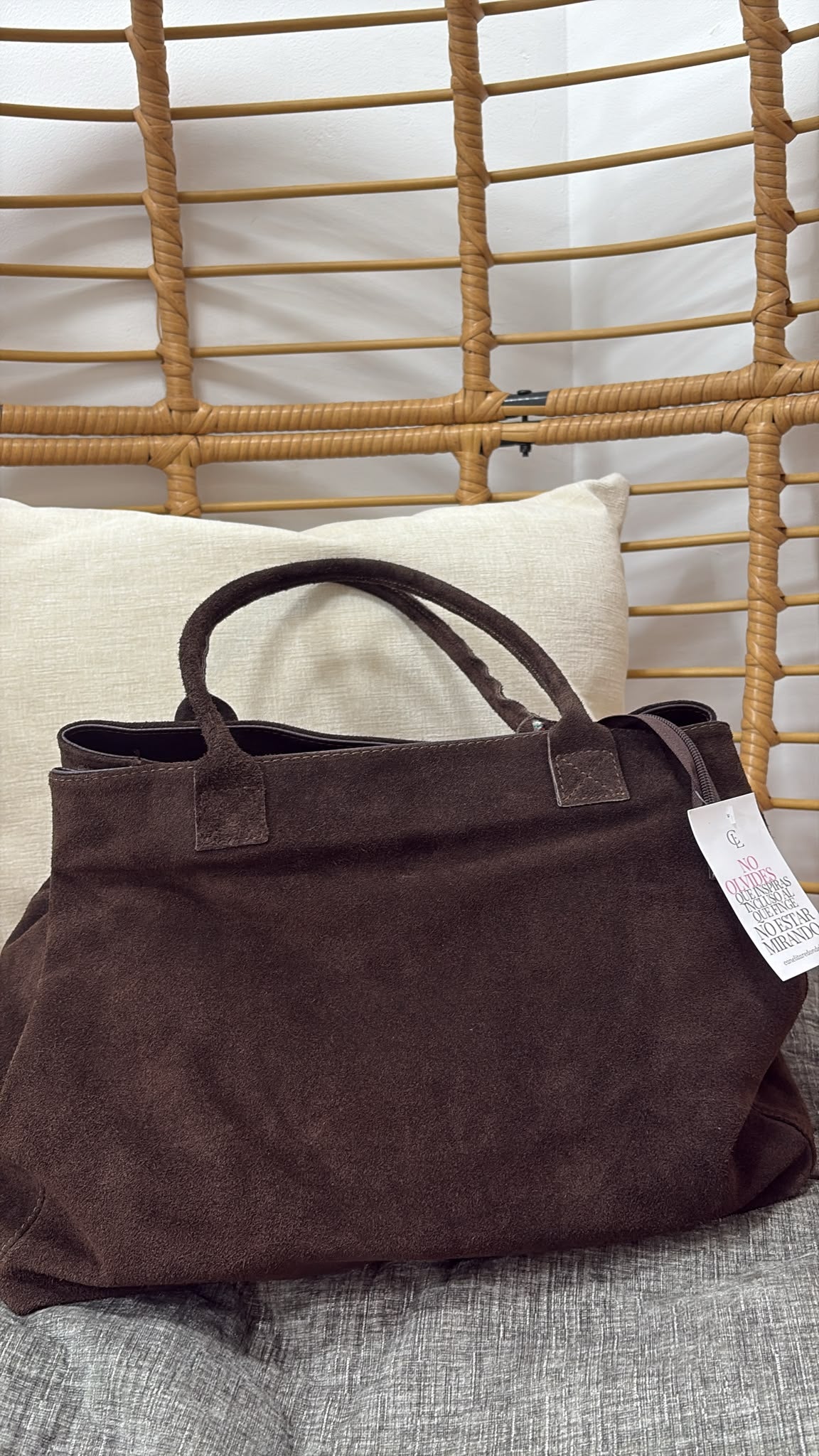 BOLSO  PIEL MOKA