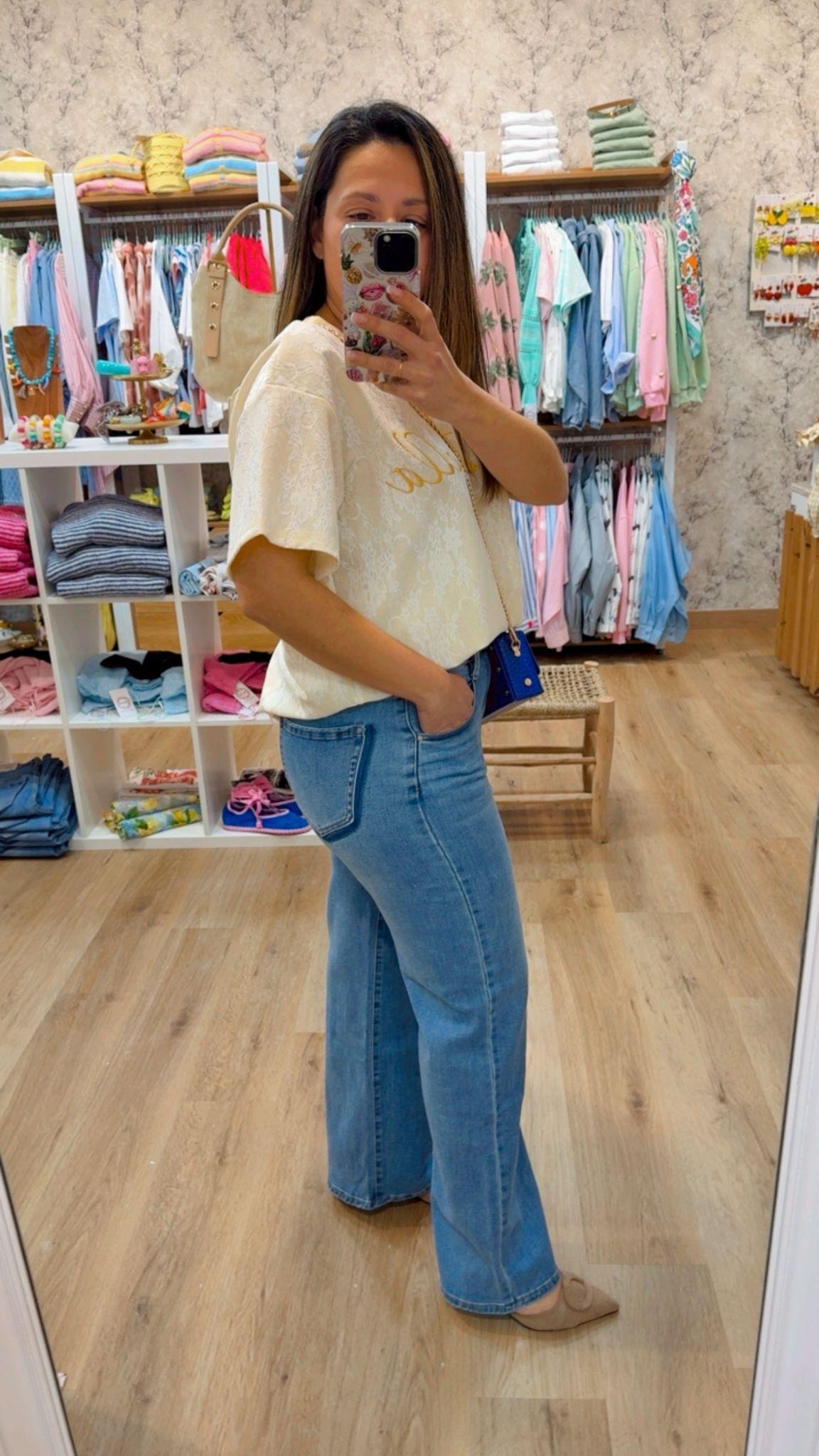 VAQUERO WIDE LEG SOMBREADO