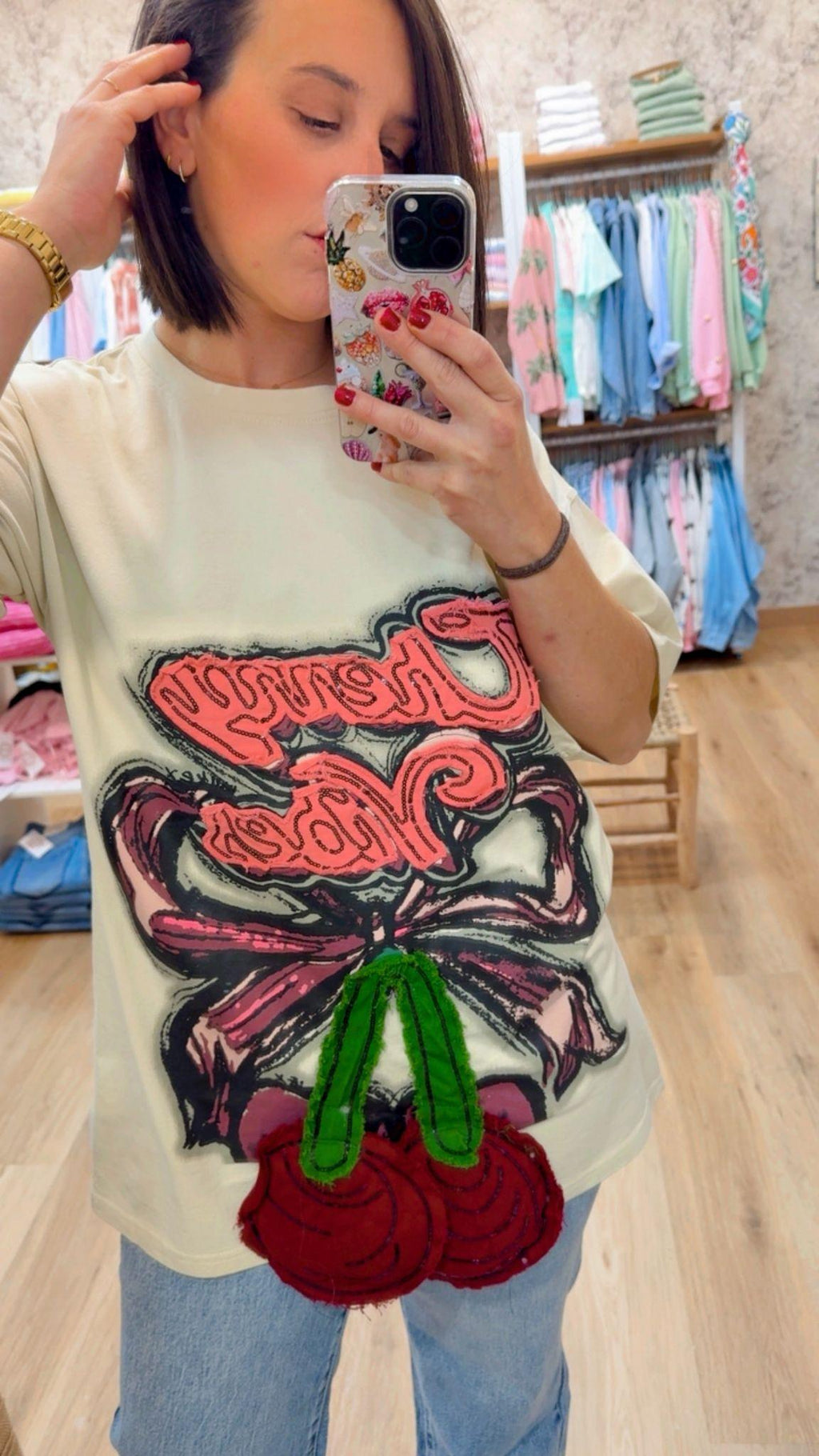 CAMISETA CHERRY VIBES