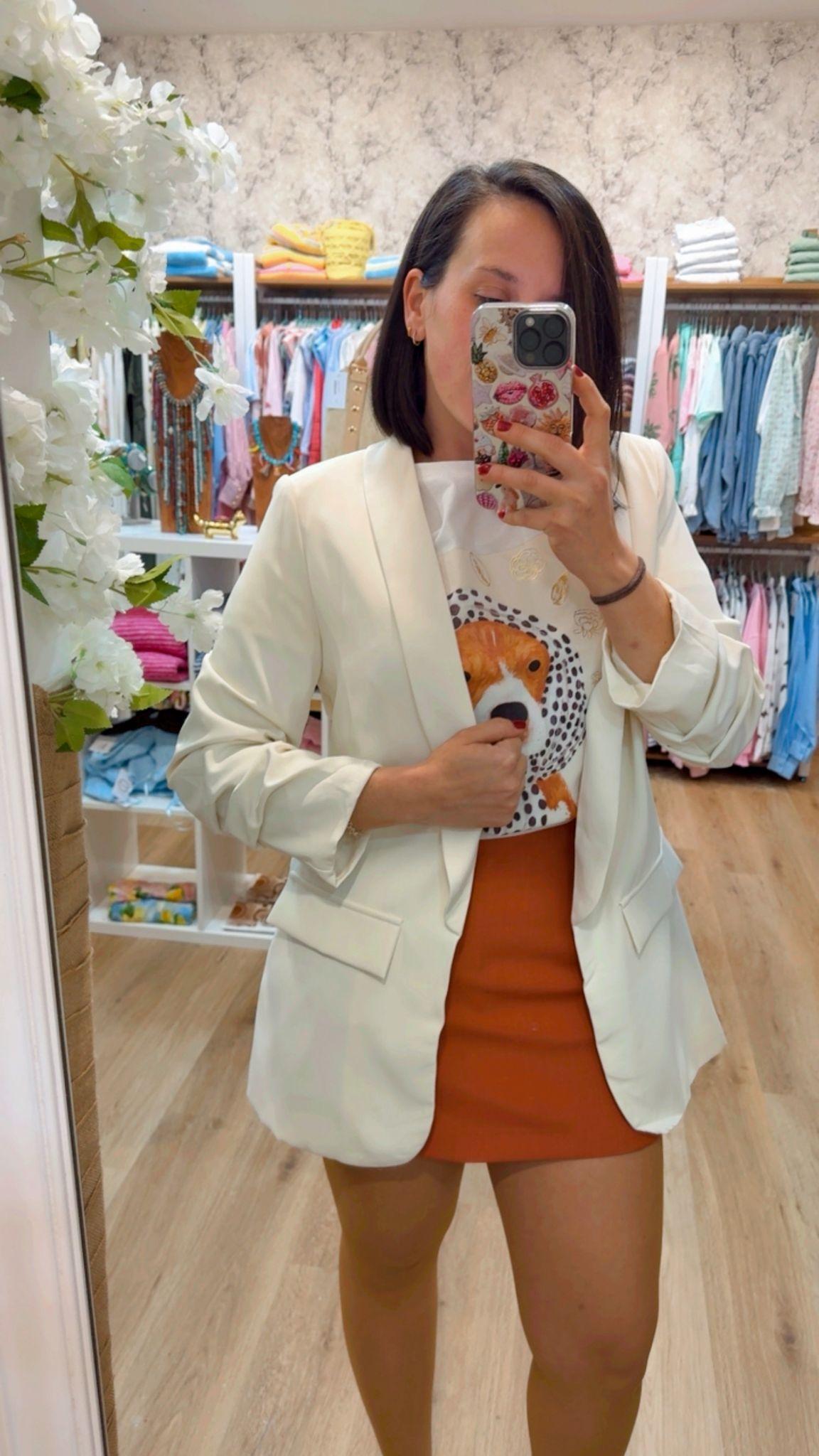BLAZER MANGA FRUNCIDA PREMIUM