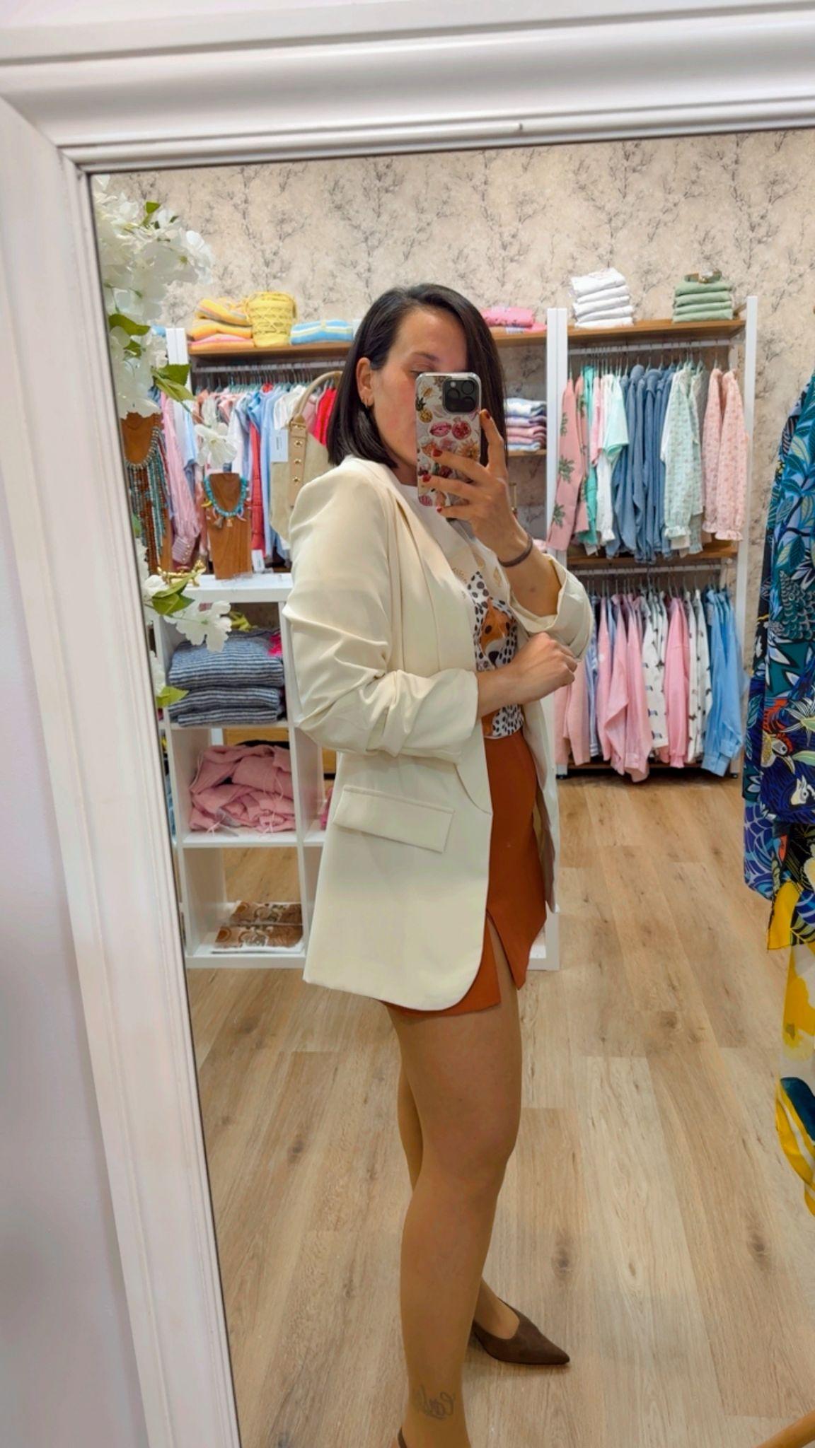 BLAZER MANGA FRUNCIDA PREMIUM