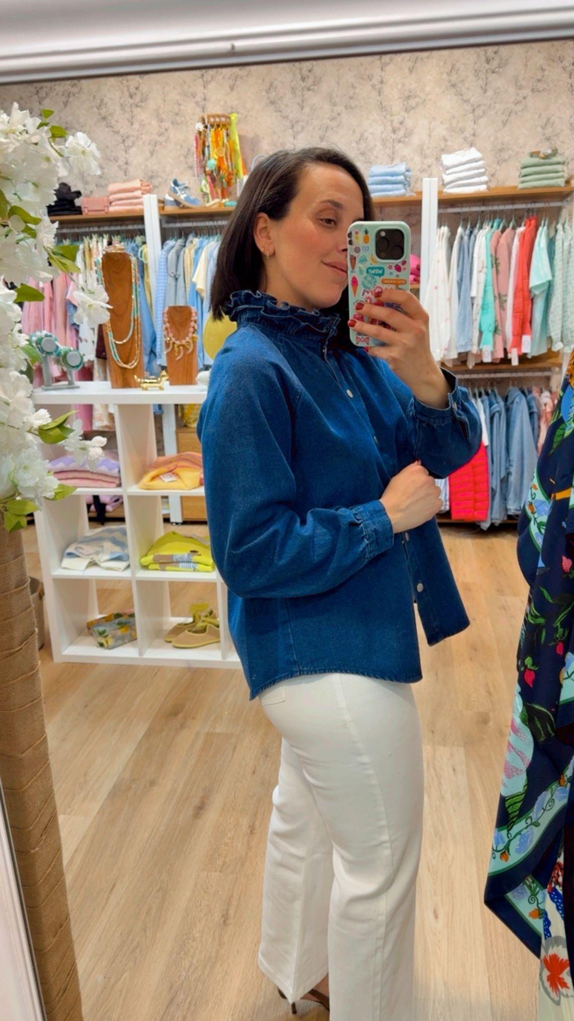 SOBRECAMISA RUFFLE NECK