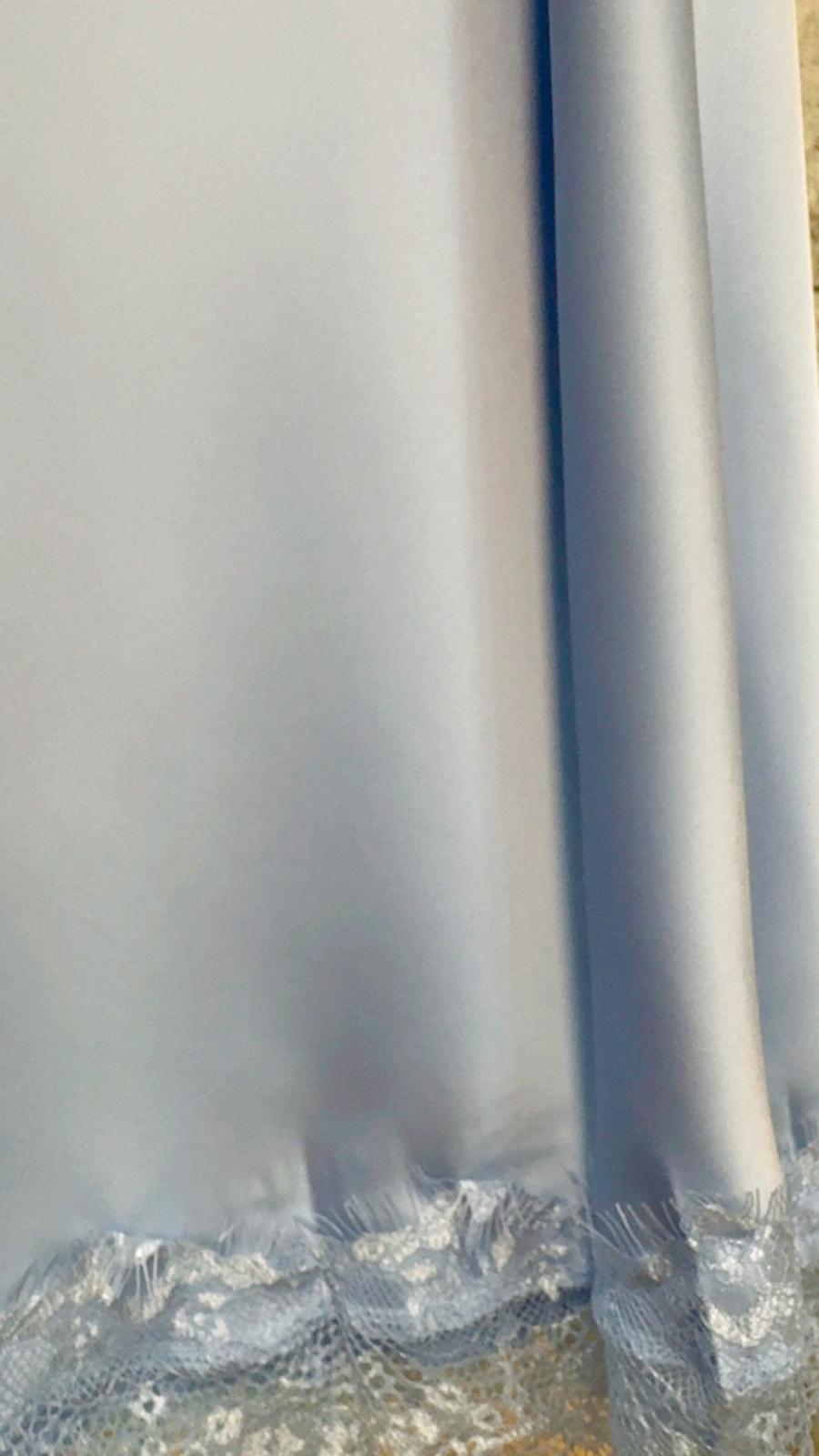 FALDA SATEN ENCAJE ELSA