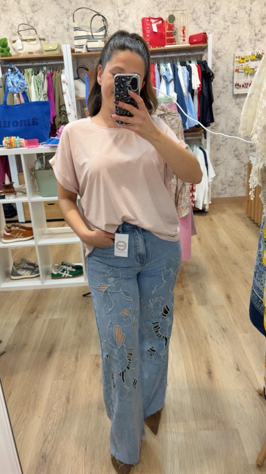 WIDE LEG BORDADO CALADO
