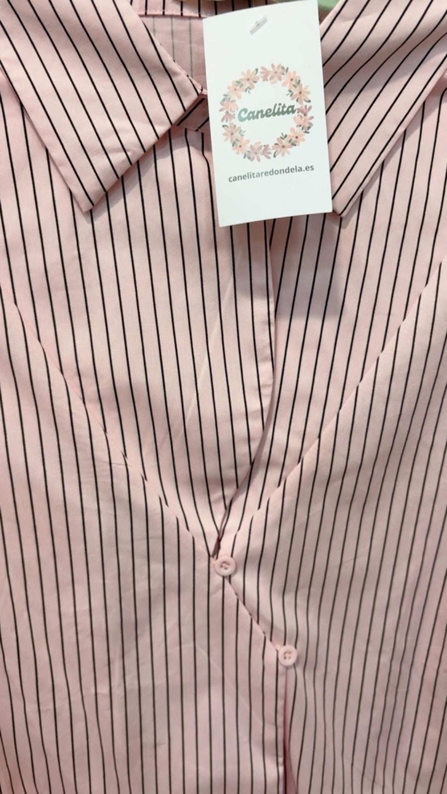 CAMISA RAYAS BOTON CRUZADO